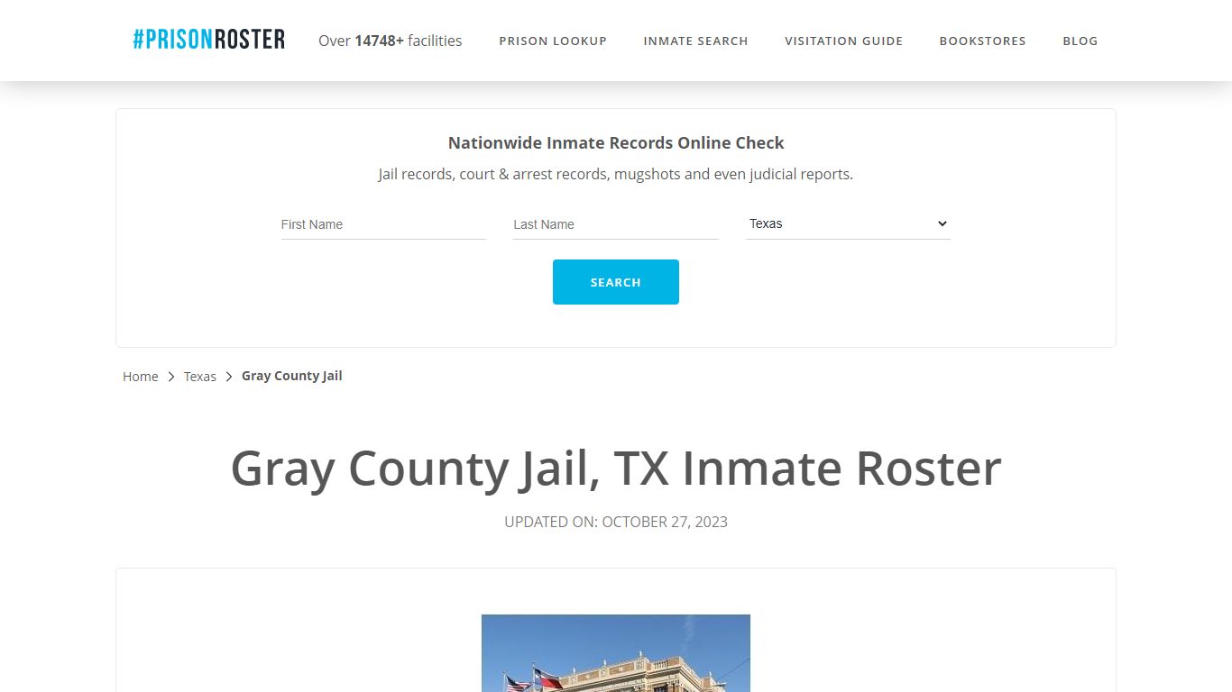 Gray County Jail, TX Inmate Roster - Prisonroster